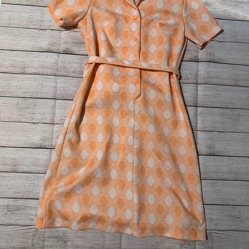 🔥Host pick🔥Vintage coral polka dot dress - Picture 4 of 16